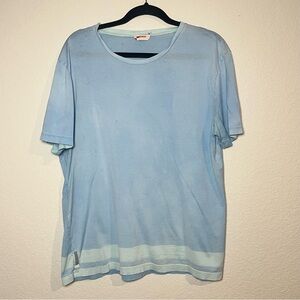 Prada Vintage Blue Shirt Luxury Minimalist